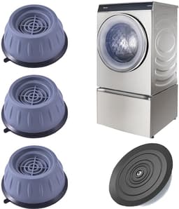 Mrs. Jones Universele Trillingsremmende Rubberen Kussens - Set van 4 - Voor Wasmachine en Droger . — thumbnail 3