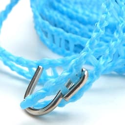 3 rollen 5m winddicht en antislip kleding drogen touw, draagbare kledinglijn, binnen en buiten waslijn touw — thumbnail 4