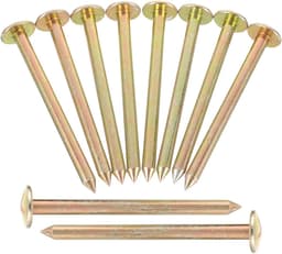 SnelShoppen - 10 Stuks Grondpinnen, Tuin Heggeninvoegen, Bodemmarkeerders, Gereedschap, Verankering, Landschapspen, Gegalvaniseerd, Houten Paal, Meetp — thumbnail 1