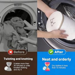 Set van 3 wasnetten voor voorzichtig wassen en opbergen van lingerie, sokken en ondergoed met ritssluiting — thumbnail 3