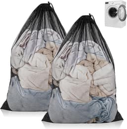 2-delige Wasmand Set met Trekkoord, 70 x 90 cm Wasnet voor Bedlinnen, Knuffels en Grote Voorwerpen, Geschikt voor Wasmachine — thumbnail 1