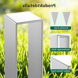 Set van 4 U-vormige Grondankers voor het Bevestigen van Rozenbogen en Waterleidingen, 300 x 29 x 21 mm, Duurzaam en Weerbestendig — thumbnail 4