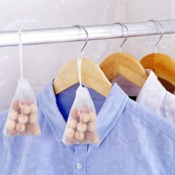 Natuurlijke geurblokken - Kledingbeschermers - Kasten opfrissen - Absorbeert vocht geuren - 96 stuks - Houtkleur — thumbnail 4