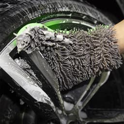 2 Stks Autowas Handschoenen Vinger, Washandschoen Microvezel Auto, Autowashandschoen Reinigingshandschoenen Ultra Lage Wrijving Wasdoek Voor Auto Wielen Reiniging & Huishoudelijke Reiniging — thumbnail 3