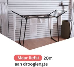 Wasophoogte® Wasrek - Droogrek - StableDry Zwart - 20m drooglengte — thumbnail 5