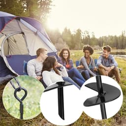 38-cm stalen grondanker voor tuin camping trampoline tenten 8 stuks — thumbnail 2