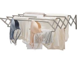Opvouwbaar Wandmontage Kleding Droogrek - Uitschuifbare Handdoekhouder voor Badkamer