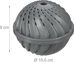 wasbol set van 2 - voor wasmachine - tot 1000x gebruiken - grijs — thumbnail 3