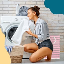 Trendyblend® Wasmand Katoen & Opbergmand – Wasmand Opvouwbaar – Wasbox 72 L – Wasmand Staand - Waszak — thumbnail 3