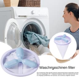 Wasmachine Haarfilter - Pluisvanger Dierenharen - Wasgoed Reinigen - Herbruikbaar Drijvend Ontwerp - 91 x 91 x 38 cm — thumbnail 5