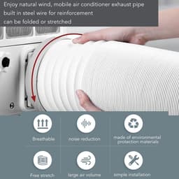 Allecto - Air Conditioner Afvoerslang - 3 Meter Vervangingsslang - Flexibel en Duurzaam - Voor Airco - Hoogwaardige PP en Staal - Efficiënte Luchta... — thumbnail 4