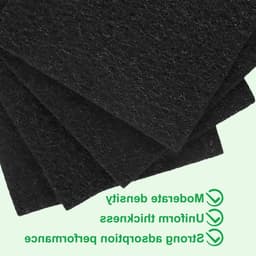 Compostfilters van Actieve Koolstof voor Keukenafval - 10 Stuks - Geurfilter voor Organisch Afval - Vierkant - 14 cm - Duurzaam en Milieuvriendelijk — thumbnail 4