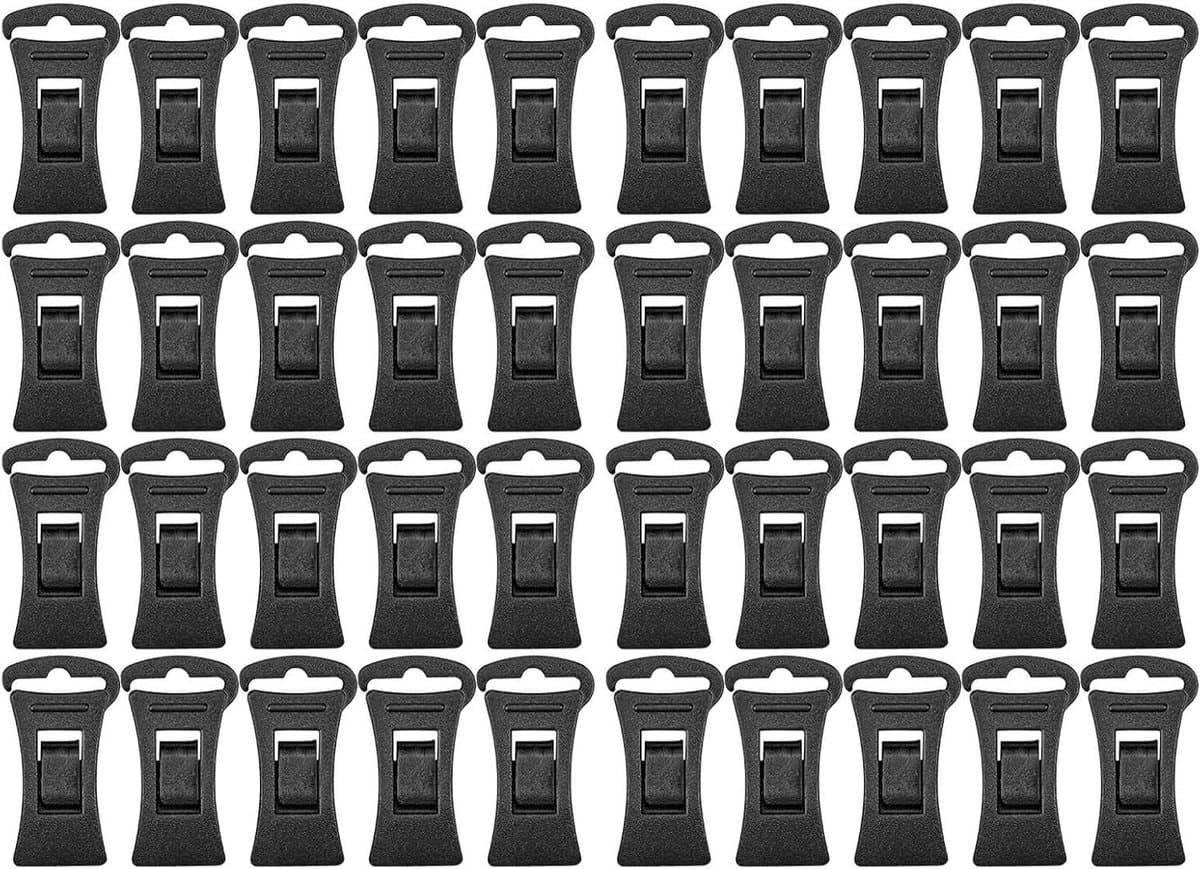 Wasknijpers - Kledingclips - Kleding Drogen - Antislip Ontwerp - 40 Stuks - Wit — afbeelding 1