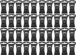 Wasknijpers - Kledingclips - Kleding Drogen - Antislip Ontwerp - 40 Stuks - Wit — thumbnail 1