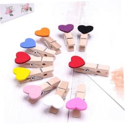 Mini Houten Knijpers - Foto Clips - Decoreren van foto's - Fijne afwerking - 100 stuks - Roze — thumbnail 4