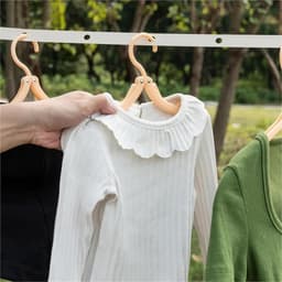Waslijn - Kledinglijn - Kleding Drogen - Winddicht Antislip - 41 Meter - Groen — thumbnail 2
