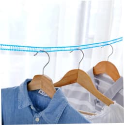 Reiswasrek - Waslijn touw - Kleding drogen - Elastisch en antislip - 5 meter - Willekeurig — thumbnail 3