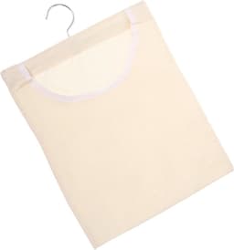Wasknijper Opbergtas - Kleding Clips Houder - Was ophangen - Draaibare Haak - 35x27x1CM - Beige — thumbnail 1