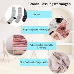 Dailygoods- Waszak Grote Capaciteit - Waszakken 30 cm x 40 cm / 60 cm x 80 cm - Opvouwbare Wasmand - Vuile Was Verzamelen - Reisaccessoire - Organiseren — thumbnail 4