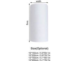 Dailygoods- Afvoerslang Hoogwaardige Flexibele Slang - Afvoerslang Airco - Afvoerslang Droger - Afvoerslang Vaatwasser - Afvoerslang Wasmachine - Diameter 13cm / Lengte 2m