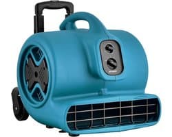 Krachtige Ventilator - Luchtbeweger Tapijtdroger - Snel Drogen - 3 Droogposities - 2400 CFM - Blauw