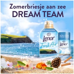 Lenor Geurbooster Zomerbriesje aan Zee - 6 x 240 gram - Wasparfum — thumbnail 4