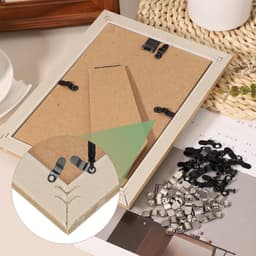 Foto Clips - Decoratie Bevestigers - Foto's Ophangen - Strik Vorm - 120 Stuks - Zwart — thumbnail 2