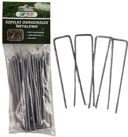 Lustan - Stalen U-vormige Tuinpinnen - 12cm - Set van 20 — thumbnail 2
