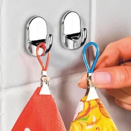10 stuks multifunctionele metalen handdoekclips - kleurige handdoekhaakjes voor keuken en badkamer - clips voor theedoeken en strandhanddoeken — thumbnail 2