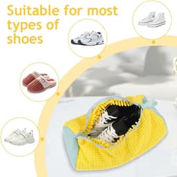 Meerlaagse waszak voor schoenen - Herbruikbare en duurzame beschermzak voor wasmachine — thumbnail 3