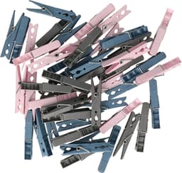 Wasknijpers - 100x stuks - kleurenmix fel - kunststof - groot formaat van 8 cm — thumbnail 3