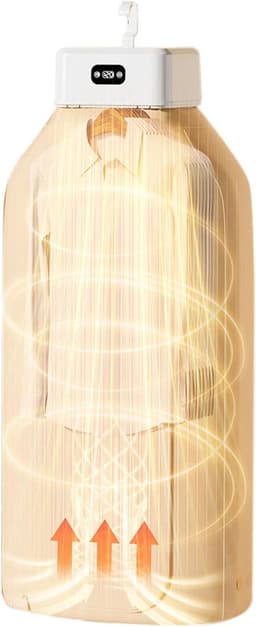 Draagbare Kledingdroger - Elektrische Wasdroger - Ruimtebesparend Droge Kleding - Compacte Standaard - 225x195x115cm — thumbnail 1