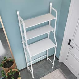 NordHaus Wasmachine Kast - Wasmachine Ombouw - Opbergrek 3 Niveaus - Ruimtebesparend - Stevig Metalen Frame - 160x68x25 cm — thumbnail 2