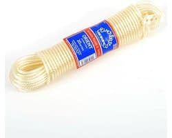 Sterke PVC Kledinglijn 100 Meter - 4.8mm Dikte - Transparant
