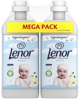 Lenor Wasverzachter Sensitive 2x49 wasbeurten - 2x1.23 liter — thumbnail 1