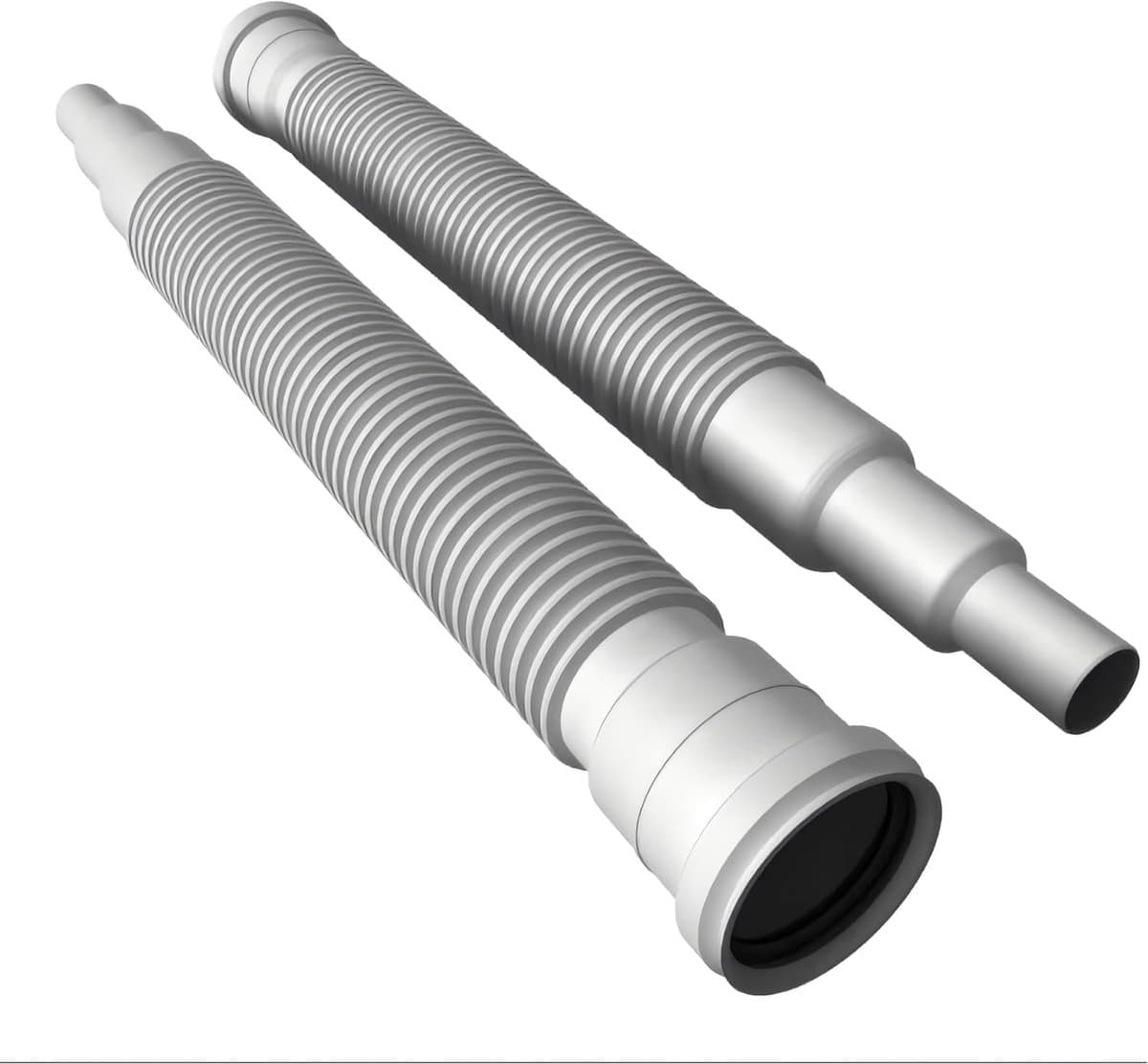 Afvoerslang adapter - Sifon verlenger - Wastafel aansluiten - 3-in-1 multi-aansluiting - 500mm lang - Wit — afbeelding 1