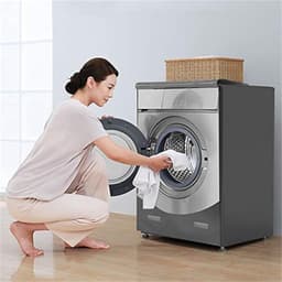 Waterdichte en Stofvrije Hoes voor Wasmachine en Droger Voorlader (Grijs) — thumbnail 2