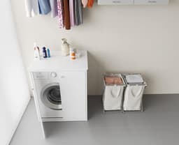 Wasmachine Ombouw - Opbouwmeubel - Kast Wasdroger - Meubel - Ruimtebesparend — thumbnail 3
