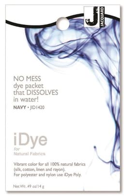 Jacquard textielverf iDye Natural 14 gr marineblauw voor katoen. — thumbnail 1