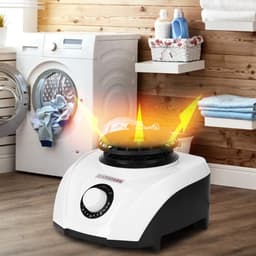 JHubers Goods - Elektrische Droger met 1200W Vermogen en EU Plug | Huishoudelijke Wasdroger voor Efficiënt Drogen van Kleren | Elektrisch Droogrek met Mechanisch Knopontwerp | Ondersteuning voor 180 Minuten | 220V — thumbnail 3