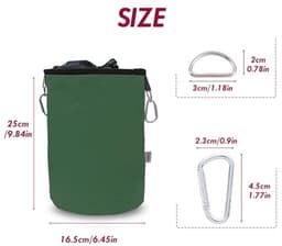 Grote Kledingknijper Tas Waterproof met Haakjes voor Binnen en Buiten - Geschikt voor 200 Kledingknijpers — thumbnail 3