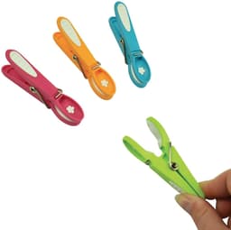 Wasknijpers - Groen, Blauw, Oranje, Roze - 60 stuks - stevig en kleurig — thumbnail 4