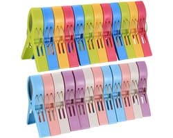 Grote wasknijpers - sterke grip - set van 24 - kleurrijk - duurzaam — afbeelding 1