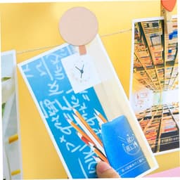 24 delige houten clips set voor knutselen en decoratie - Fotoclips van hout voor huis- en kantoordecoratie — thumbnail 4