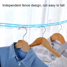 Tadipri Clothesline, Pack of 3 3M Non-Slip Clothesline, Camping Accessories, Outdoor Clothesline for Garden, Travel, Holiday, Camper or Caravan, Green/ — thumbnail 2