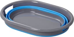 ProPlus Opvouwbare wasmand - 17 liter - blauw/grijs - ruimtebesparend - ideaal voor camping en thuis — thumbnail 2