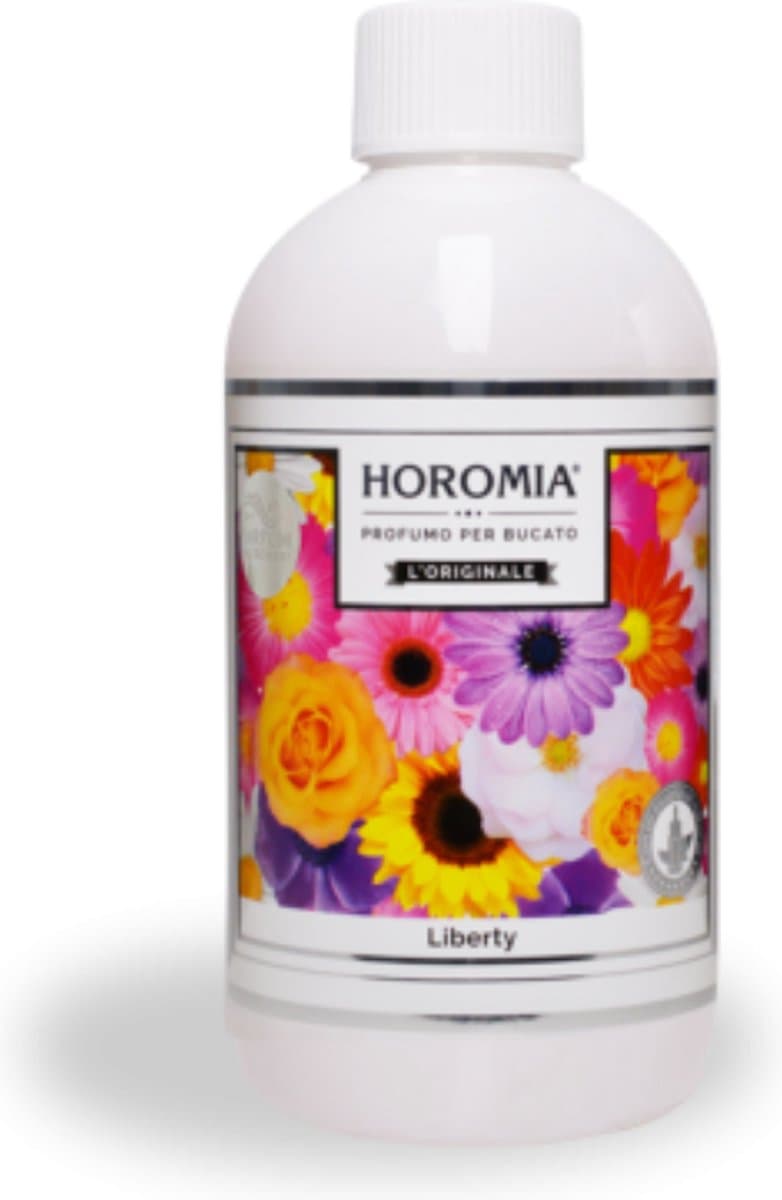 Wasparfum Liberty 250ml - Horomia - Horomia wasparfum - Was parfum - Liberty - Textielparfum - Textiel parfum - wasmiddel - wasverzachter - wasgeur - beddengoed - parfum - wassen - kleding - kleding parfum - geur - geuren - wasgeur - kleding — afbeelding 1