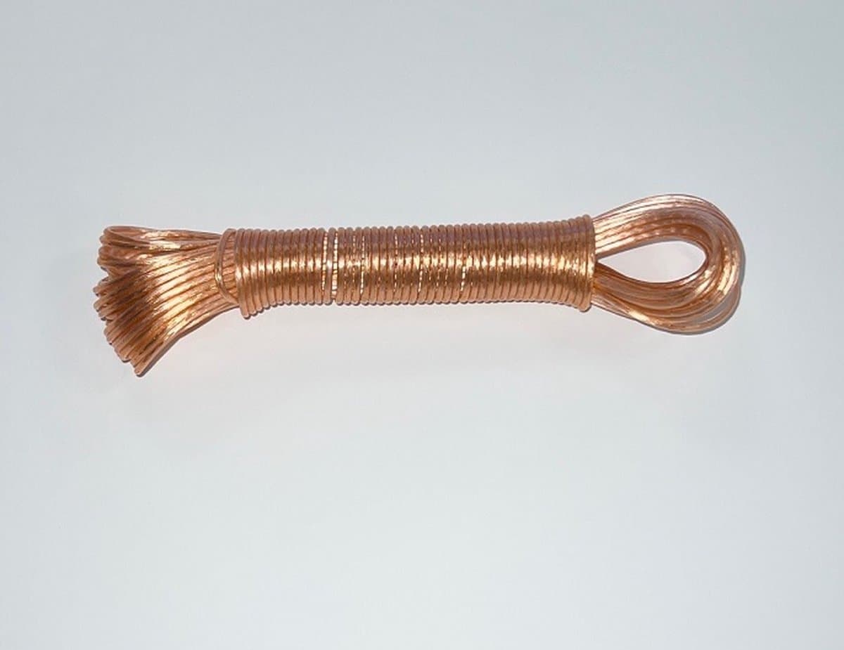 Waslijn - Waslijndraad - Drooglijn - 20 Meter - 2.4 mm staalkern - Roze — afbeelding 1