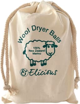 Elicious® - Ecologische Droger Ballen Wol - Wasdrogerballen - Droogballen Voor Snellere Droogtijd - 6 Stuks - Energiebesparend - Duurzaam - Duurzame Drogerballen - Wasbollen - Herbruikbare Drogerbollen - Wasverzachter - Zero Waste - 100% Merinowol — thumbnail 2