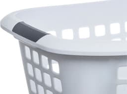 5Five Wasmand extra groot - 2x - wit - kunststof - 51 liter - 67 x 47 x 27 cm - ruime wasmanden — thumbnail 3
